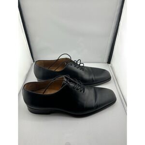 Magnanni Mens Lether Crucero Whole Cut Oxfords Shoes Size 9 Us Black